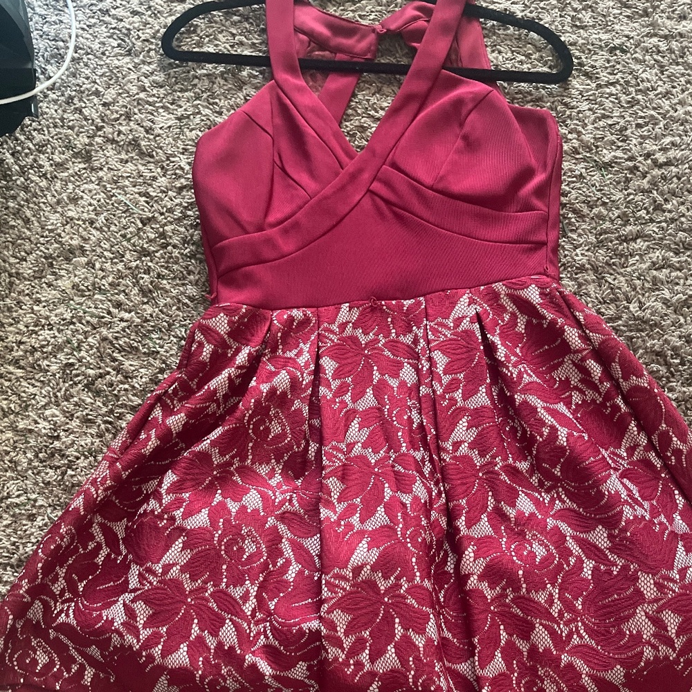 Red dress